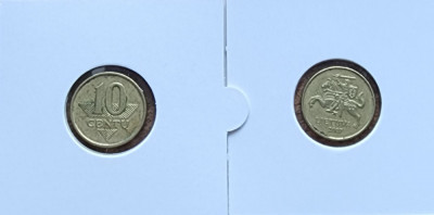 Lituania 10 centu 2007 foto