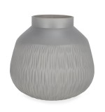 Cumpara ieftin Vaza flori sticla gri Lyder &Oslash;27x25,5h