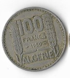 Moneda 100 francs 1950 - Algeria
