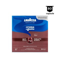 Lavazza Crema E Gusto Ricco Capsule Nespresso aluminiu 80 buc