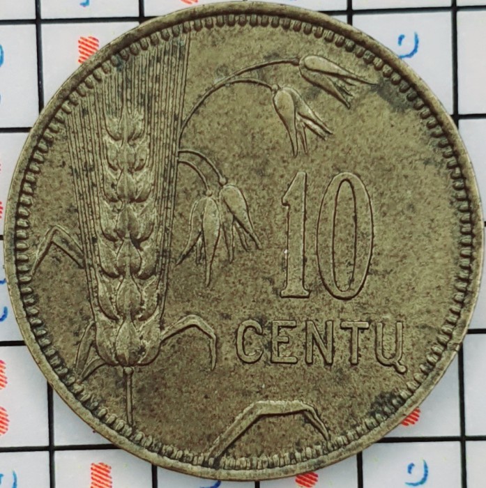 Lituania 10 centu 1925 - km 73 - A014