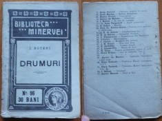 I. Boteni, Drumuri, Biblioteca Minervei, 1910, editia 1