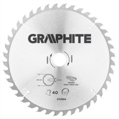 Panza ferastrau circular 40 dinti varfuri HM 250x30mm GRAPHITE 57H684 HardWork ToolsRange