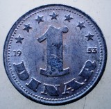 1.843 YUGOSLAVIA JUGOSLAVIA IUGOSLAVIA 1 DINAR 1953