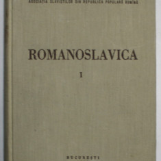 ROMANOSLAVICA ,PUBLICATIE A ASOCIATIEI SLAVISTILOR DIN ROMANIA , SERIE NOUA , VOLUMUL XLVII , NR. 2 , 2011