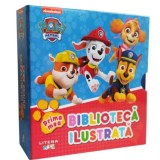 Cutie Patrula Catelusilor: Prima Mea Biblioteca Ilustrata Litera - Culori, Numere, Animale, Cuvinte Opuse - Carte Educativa Copii