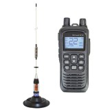 Kit Statie radio CB portabila PNI Escort HP 92 multi standard 4W, 12-24V AM-FM cu antena CB PNI ML70 cu magnet