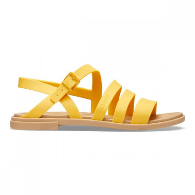 Sandale Crocs Tulum Sandal Galben - Canary/Tan foto