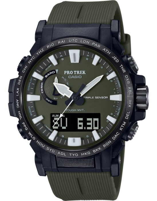 Ceas Barbati, Casio, Pro Trek Tough Solar PRW-61Y-3ER - Marime universala