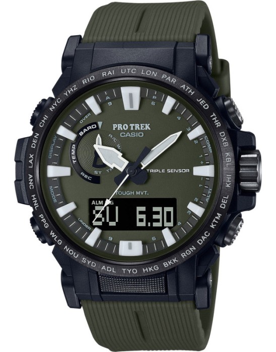 Ceas Barbati, Casio, Pro Trek Tough Solar PRW-61Y-3ER - Marime universala