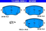 ATE 13.0460-3890.2 set placute frana,frana disc
