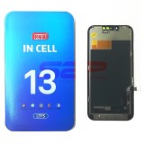 Display LCD Touchscreen cu Rama Apple iPhone 13, ZY INCELL, Negru