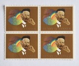 4 timbre Statele Unite bloc de 4 val. MNH 1973 HENRY TANNER 8 c. _Scott 1486, SUA, Arta, Nestampilat