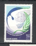 Maroc.1986 Anul international al pacii MM.145, Nestampilat