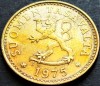 Moneda 10 PENNIA - FINLANDA, anul 1975 * cod 116 = excelenta, Europa