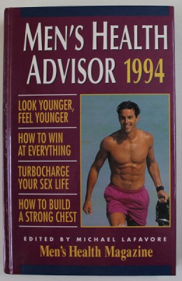 MEN &amp;#039;S HEALTH ADVISOR , edited by MICHAEL LAFAVORE , 1994 foto