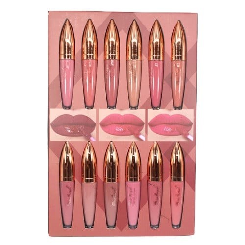 Set 12 rujuri de buze, Miss Royal, Matte Lip Gloss