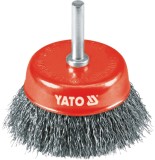 Perie inox fir nerasucit bormasina diametru 75 mm YATO
