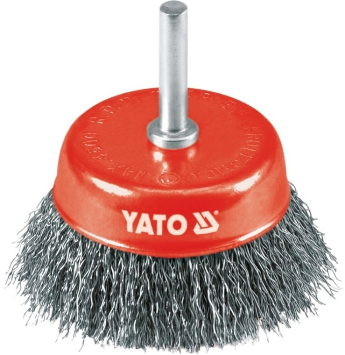 Perie inox fir nerasucit bormasina diametru 75 mm YATO
