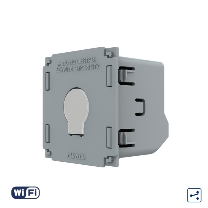 Modul Intrerupator Simplu Cap Scara / Cruce Wi-Fi cu Touch LIVOLO &ndash; Serie Noua SmartElectro IntelligentHouse