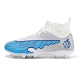Ghete de fotbal MBrands, 8.1 cu glezna , crampoane, alb 35, 33, 34, 36 - 44