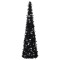 vidaXL Brad de Craciun artificial tip pop-up, negru, 180 cm, PET