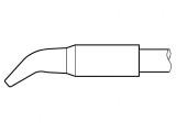 Șurubelniță &Icirc;ndoită Longlife JBC TOOLS, V&acirc;rf 3.2x1.5mm