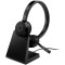 JABRA Evolve 65 TE Headset Link 390 Bluetooth Adapter carry pouch user documents USB-C to USB-A cable charging stand SKU dependent &quot;6699-833-399&quot; (tim