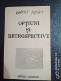 Optiuni si retrospective-Gabriel Tepelea