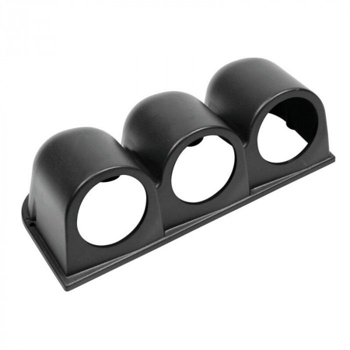 Suport 3 instrumente bord X3 (52mm) - Negru LAM10064