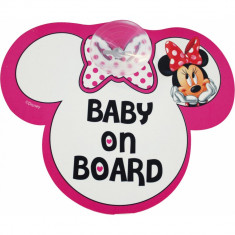 Semn de avertizare Baby on Board Minnie Disney Eurasia foto