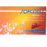 Cumpara ieftin Sofcanis Caine &amp; Pisica Hepatique, 25 mg/ 60 comprimate