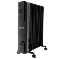 Calorifer electric pe ulei Camry, 11 elementi, 2500 W, telcomanda si afisaj LED