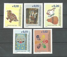 Kosovo 2002 - Pacea, desene, serie neuzata foto