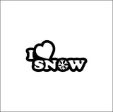 Cumpara ieftin Sticker I love Snow