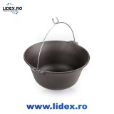 Ceaun fonta, cu maner din inox, diametru 41 cm, 16 litri