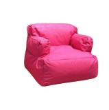 Fotoliu tip para pentru copii, Big Bean Bag, textil umplut cu perle polistiren, roz