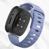 Cumpara ieftin Curea din silicon compatibila cu Fossil Q Grant, Telescoape QR, 22mm, Baby Blue