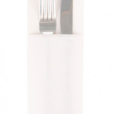 Servetele cu BUZUNAR pentru tacamuri - Softpoint - (Albe) / 33 x 40 cm / 50 buc