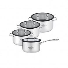 Set oale Bohmann, 8 piese, 1.8-5.9 l, 16-24 cm, inox, capac sticla