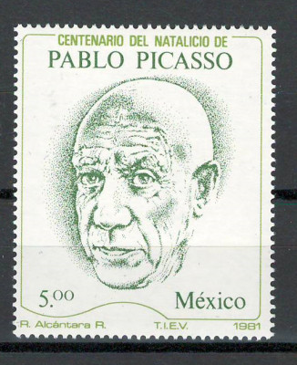 Mexic 1981 MNH - 100 de ani de la nasterea lui Pablo Picasso, nestampilatat foto