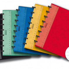 Caiet A5, 72 File - 90g/mp, Coperta Carton Color Embosat, Aurora Adoc - Dictando