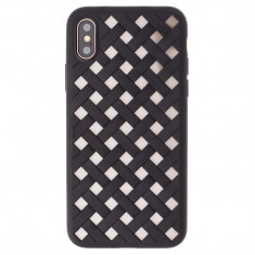 Husa hard iPhone X Baseus Paper-Cut Neagra foto