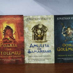 Jonathan Stroud – trilogia Bartimaeus (3 tiltluri, v.foto) - fantasy