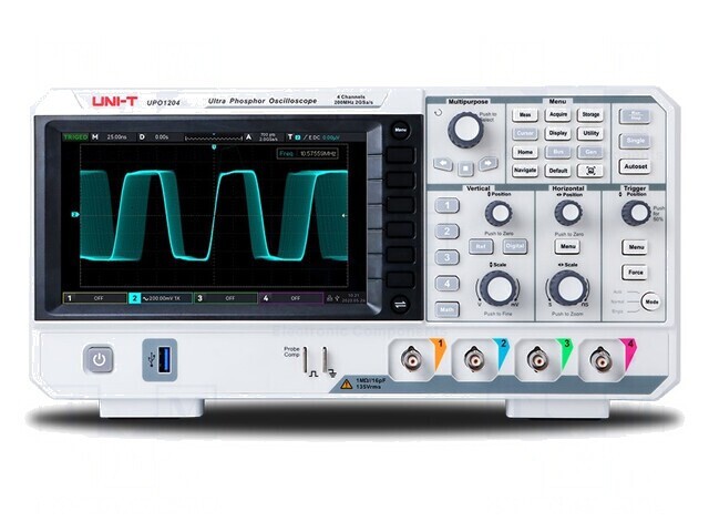 Osciloscop Digital 4 Canale 100MHz 7&quot; LCD