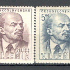 Cehoslovacia.1949 25 ani moarte V.I.Lenin XC.193