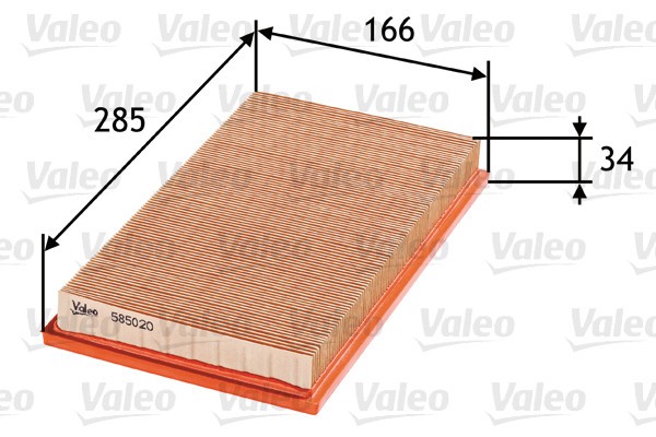 VALEO 585020 Filtru aer