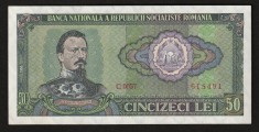 Romania, 50 lei 1966_UNC_serie C.0057- 618491 foto