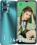 Cumpara ieftin Telefon mobil Oukitel C35 Green, 4G, IPS 6.56 HD+, 24GB RAM (12GB + 12GB extensibili), 256GB ROM, Android 13, T616 Octa cores, 5150mAh, NFC, OTG, Dual