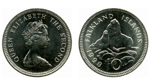 Insulele Falkland 1998 - 10 pence UNC